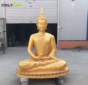 Yüksek kaliteli el işi tapınak heykel yaşam boyutu uzanmış bronz buda heykeli - Product Image 6