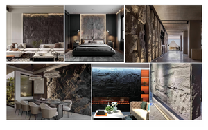 Panneau mural en PU <span class=keywords><strong>de</strong></span> qualité supérieure Wayon, texture marbre mat, <span class=keywords><strong>décoration</strong></span> murale haut <span class=keywords><strong>de</strong></span> gamme pour <span class=keywords><strong>salon</strong></span> - Product Image 5
