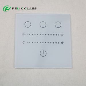 Panneau de verre tactile intelligent personnalisé interrupteur de lumière LED panneau de verre - Product Image 5