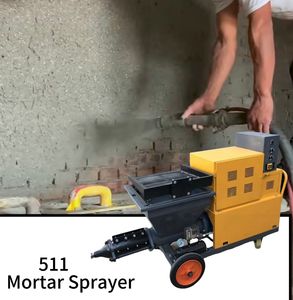 200 متر مربع/ساعة ملاط إسمنتي ملاط مدفع رشاش إسقاط لتجصيص الجدران - Product Image 1