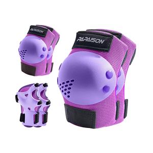 पेशेवर थोक स्टॉक बच्चों अनुकूलित रंग कस्टम लोगो कोहनी घुटने गार्ड 6 पीसी खेल सुरक्षा रक्षक स्केट लचीला - Product Image 1