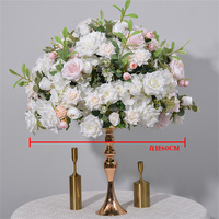 Arrangement floral artificiel en soie Uflowery pour mariage, décoration de centre de table, verdure, décorations de table, 30-80 cm, portable