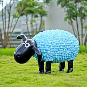 Sculptures en fibre de verre sur mesure de grande taille, fabriquées au Shandong, pour centres commerciaux, parcs, places, aménagements paysagers, avec des thèmes de dessins animés et d'anime - Product Image 4