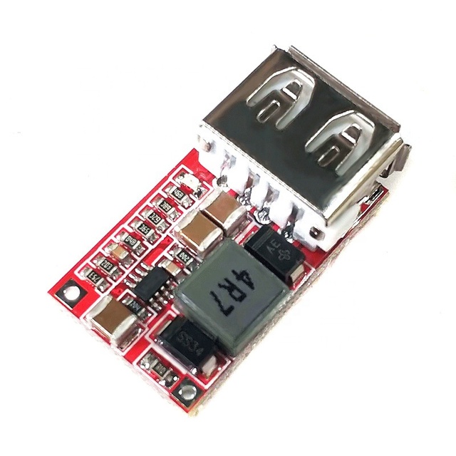 Efficiency 97.5% DC-DC Buck Module 6-24V12V24V to 5V3A Car USB Mobile Phone Charger