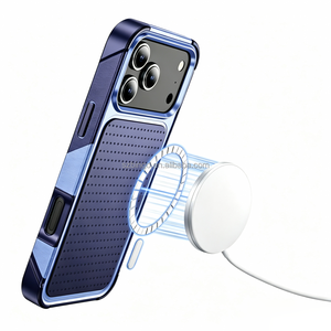 Coque antichoc pour <span class=keywords><strong>iPhone</strong></span> 17 Pro Max avec aimant puissant N52 intégré, protection robuste anti-chute, compatible charge sans fil - Product Image 1