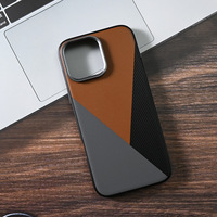 Coque de téléphone anti-chute de luxe pour affaires, étui de protection simple et haut de gamme pour iPhone 13 14 15 16 Pro Max