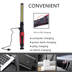 Lampe de travail LED portable 5W 300 lumens avec base magnétique et crochet pour réparation automobile - Product Image 3