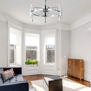 <span class=keywords><strong>Ventilateur</strong></span> de <span class=keywords><strong>plafond</strong></span> réversible de forme urbaine moderne de 25 pouces avec lumières LED et <span class=keywords><strong>ventilateur</strong></span> de <span class=keywords><strong>plafond</strong></span> à 6 vitesses à gradation et télécommande - Product Image 2