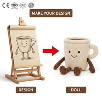 Peluche Renard Blanc Personnalisée en Coton PP Ultra Doux, Poupée Animale Rembourrée, Fabrication 2D 3D Haute Fidélité