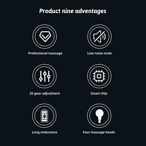 Pistola eléctrica de mano Manual, cojín de cuerpo completo, masajeador, herramienta de plástico, tejido muscular profundo, Fascia, máquina vibradora, cara Manual - Product Image 2