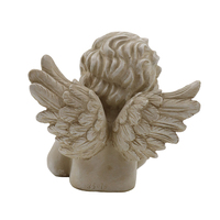 Statuette d'ange chérubin en résine de 5,71 pouces pour la décoration de la maison, de la table ou comme cadeau de Noël