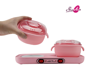 Nouvelle Machine Professionnelle Pliable à Double Pot pour Épilation Électronique au <span class=keywords><strong>Cire</strong></span>, <span class=keywords><strong>Chauffe</strong></span>-<span class=keywords><strong>Cire</strong></span> à Deux Pots en Silicone - Product Image 1