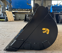 Godet à boue standard RSBM pour chargeuse-pelleteuse JCB 3CX, accessoire de nettoyage de fossés et de nivellement