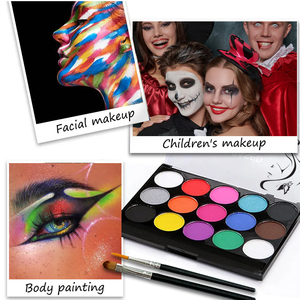 Peinture pour le <span class=keywords><strong>visage</strong></span> et le corps soluble dans l'eau, 15 couleurs, peinture faciale pour cosplay, peinture faciale professionnelle pour fêtes, dessin sur le <span class=keywords><strong>visage</strong></span> - Product Image 2