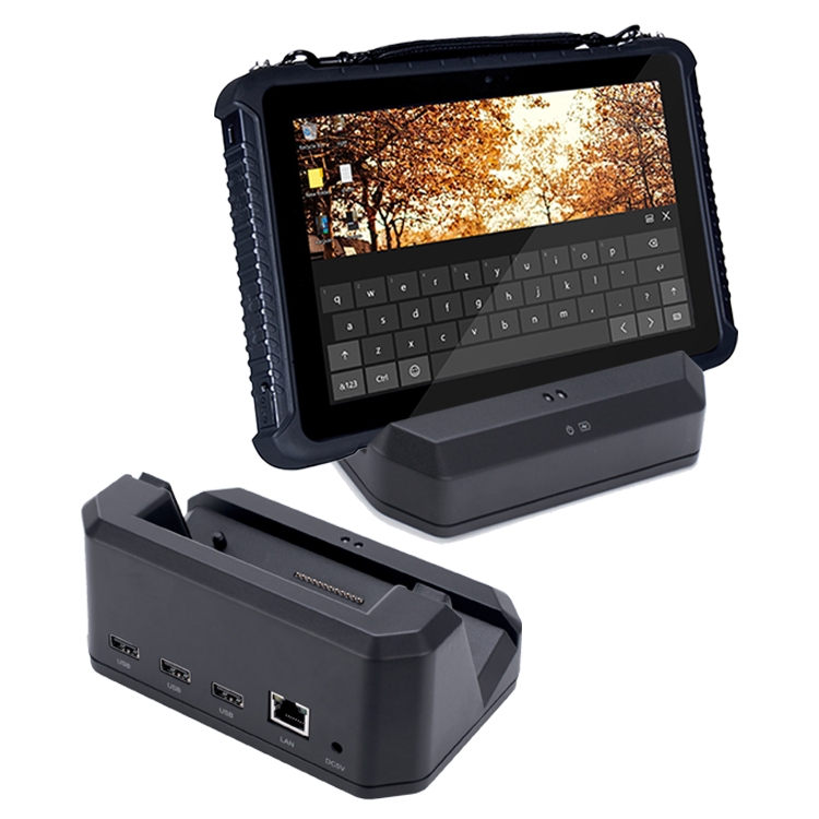 10 Inch Tablet Rugged Pc IP65 Win 10 Rugged Tablet with RJ45 RS232 ...