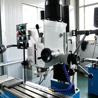 Machine de perçage et de fraisage verticale ZX7032 MT3 100-2150 tr/min 12 vitesses Table 730x210 Fraiseuse à face de 80 mm Foret de 31,5 mm 1,5 kW