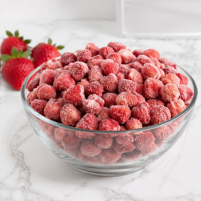 Grade a Halal IQF Frozen Strawberries Wholesale | 100% Natural Fresh Frozen Whole Strawberry for Jam & Smoothies