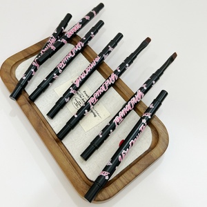 New Hot Sale Double Head Nail Art <b>Brush</b> Nail Art Nail <b>Brush</b> High Quality Metal Pen Holder <b>Round</b> Head Pull Wire Pen - Product Image 6