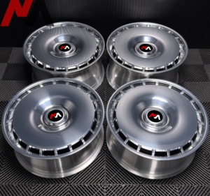 Rines Negros Forjados y Pulidos MN para <span class=keywords><strong>Rolls</strong></span> <span class=keywords><strong>Royce</strong></span> de 22, 23 y 24 Pulgadas para Cullinan, Ghost, <span class=keywords><strong>Phantom</strong></span> y Wraith - Product Image 1