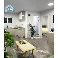 Maison conteneur extensible de 20 pieds et 40 pieds, maison modulaire préfabriquée en acier de 2 à 3 chambres à coucher avec conception à double aile pour villa, hôtel et glamping