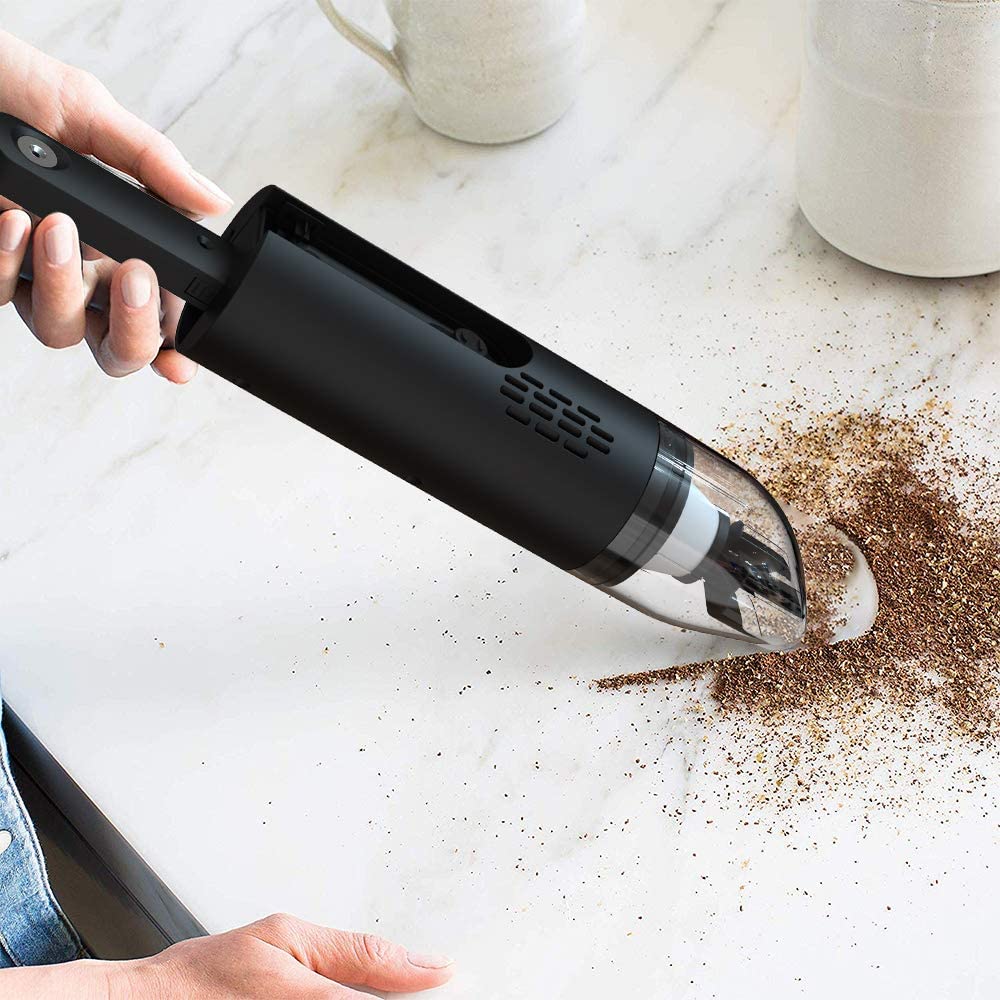 Фабрика Yuyao Boxiang, 4800 па, миниатюрный беспроводной автомобильный пылесос с батареей