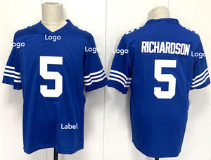 Maglie da Football Americano di Alta Qualità # 5 RICHARDSON # Maglia da Calcio con Numeri e Nomi TAYLOR 28 per Giovani, Bambini, Donne e Uomini - Product Image 5