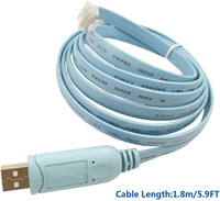 USB RJ45 konsol kablosu ile FTDI Chip Cisco NETGEAR router/anahtarları desteği Windows Linux Mac OS