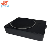 Subwoofer actif mono pour voiture 8 pouces 120W RMS, entièrement en aluminium, sous siège, 12V DC, bobine simple, apparence personnalisée, vente directe d'usine