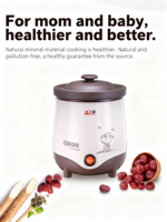 Cuisinière à riz portable en argile naturelle électrique écologique, enrichie en minéraux, facile à nettoyer pour un usage quotidien à la maison