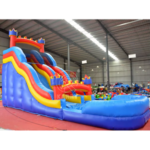 Tobogán de agua inflable comercial Combo Party Bounce House Castillo hinchable inflable para niños - Product Image 1