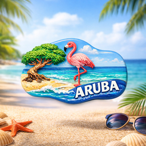 Imán <span class=keywords><strong>de</strong></span> Resina Personalizado con Flamenco <span class=keywords><strong>de</strong></span> Aruba, Decoración para el Hogar, Recuerdo <span class=keywords><strong>de</strong></span> Playa <span class=keywords><strong>de</strong></span> Aruba, Imán para Refrigerador, Regalo <span class=keywords><strong>de</strong></span> Recuerdo - Product Image 2