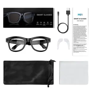 2025 moda con la fotocamera 4K scatta foto Video 230mah ChatGPT Bluetooth telefonate musica Smart AI occhiali - Product Image 6