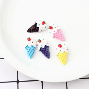 DIY Resin Ice Cream Accessories Resin Charms Resin Flatback For Decoration