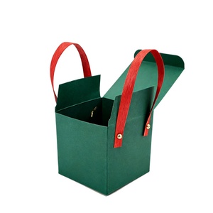 Eco-friendly Gift Cardboard Paper Cardboard <b>Box</b> Christmas Gift <b>Box</b> with Handle Customize Size and Design - Product Image 3