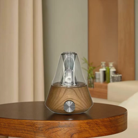 Diffuseur d'aromathérapie électrique professionnel de 40ml Diffuseur de parfum sans eau d'installation de bureau pour une utilisation en hôtel Matériau en bois et verre