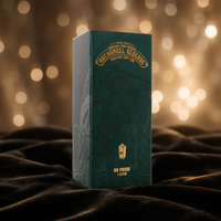 Boîte cadeau en papier de luxe personnalisée, gaufrage et marquage à chaud, boîte pliable recyclable pour vin, spiritueux, brandy