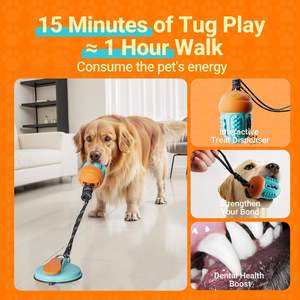 Juguete Masticable Resistente para Perros con Mordida Agresiva, Pelota Dispensadora de Comida, Juguete de Dentición para Cachorros - Product Image 2