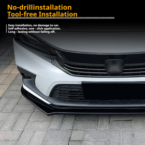 Per Honda Civic 11a Generazione 2021+ Diffusore Anteriore Inferiore in ABS, Splitter per Paraurti Anteriore, Spoiler, Accessori Auto - Product Image 3