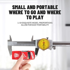 2.4G 1:64 Échelle Alliage RC <span class=keywords><strong>Voiture</strong></span> Remorque Jouet Double Mode App Contrôle Métal Véhicule Pickup Modèle Mini Télécommande Camion avec Lumières - Product Image 4