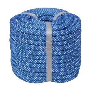 Popular Design 12mm 14mm 16mm Nylon Braided Rope Camping Swings Escape Rope Safety Climbing Mountaineering Rope For Outdoor