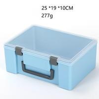 Caja de Juguetes Transparente de Plástico PP, Multifuncional, Ahorradora de Espacio, Ecológica, con Asa Personalizable de Alta Calidad, para Joyas y Herramientas