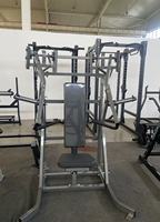 Machine de presse dorsale et pectorale isolalette de qualité commerciale pour usage en salle de sport
