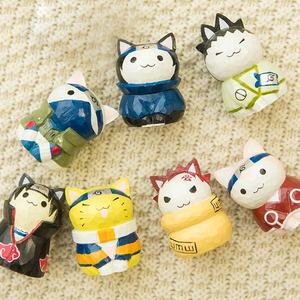 Ornement de chat à la mode fait à la main artisanat créatif en bois pour le bureau ou la maison gravé petits cadeaux accessoires de chat uniques - Product Image 3