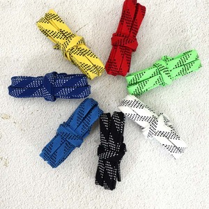 Coolstring Hai Lớp Bện 8Mm Bông Trượt Ván Dây Cho Thể Thao Con Lăn Derby Giày Trượt Khởi Động <span class=keywords><strong>Ice</strong></span> Hockey Giày Trượt Giày Dây Giày - Product Image 6