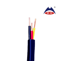 NYM kabel listrik insulasi PVC 300/500V, kabel tembaga padat 1.5mm-10mm untuk aplikasi industri rumah tangga