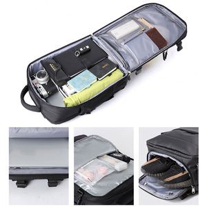 Mochila personalizada para ordenador portátil impermeable de 15 pulgadas para hombres y mujeres, bolsa informal para ordenador portátil de viaje escolar - Product Image 3