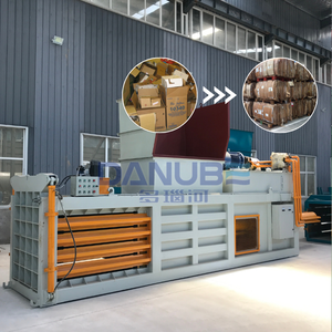 Machines hydrauliques de presse de carton de papier de rebut de presse horizontale efficace de carton - Product Image 1