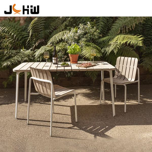 Set di Tavoli e Sedie in Alluminio Stile Francese Semplice per Ristoranti, Giardini, Caffè e Sale da Pranzo - Product Image 3