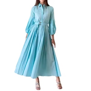 Vestido de Playa de Manga Larga para Primavera/Verano, Transpirable, Casual, Elegante, al por Mayor para Mujer - Product Image 1