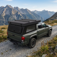 Bâche de benne rigide verrouillable en alliage d'aluminium étanche et durable pour pick-up 4x4, idéale pour le camping en tout-terrain